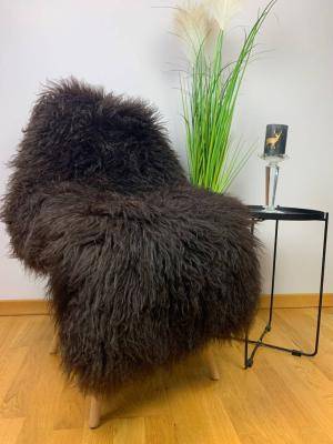 Schapenvachten  - Zweedse - black-coffe-swedish-sheepskins-adam-leather