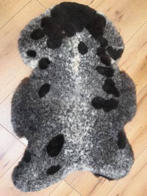 Schapenvachten  - Meliert - Melange - black-sheepskin-meliert-melange