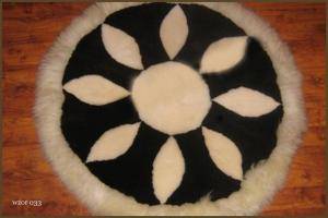 Schapenvachten  - Ronde tapijten - great-round-carpets-sheepskin-adam-leather