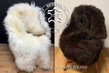 Schapenvachten  - Adam Leather dubbelpels schapenvacht is biologisch, van hoge kwaliteit en natuurlijk perfect!
